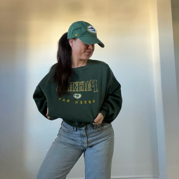 Vintage Green Bay Packers Embroidered Crewneck - Picture 2 of 6